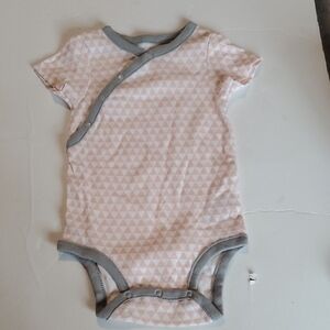 Skip Hop Pink and Gray Bodysuit